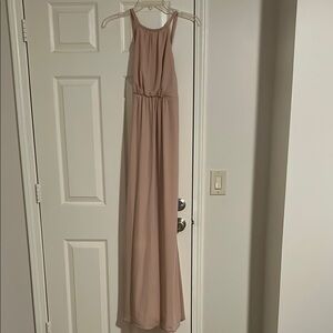 Show Me Your MuMu Pink Halter Maxi Dress